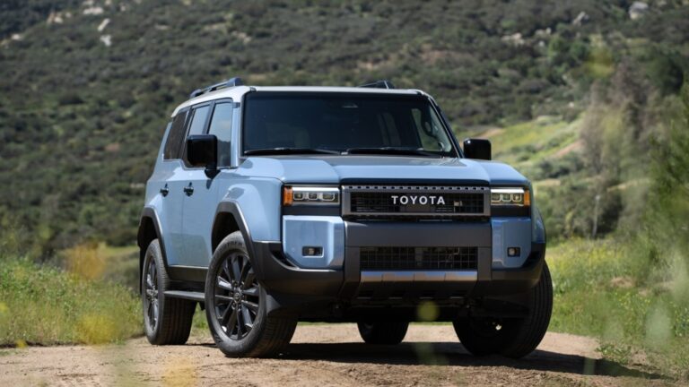 2024 Toyota Land Cruiser front on trail