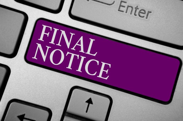 final notice