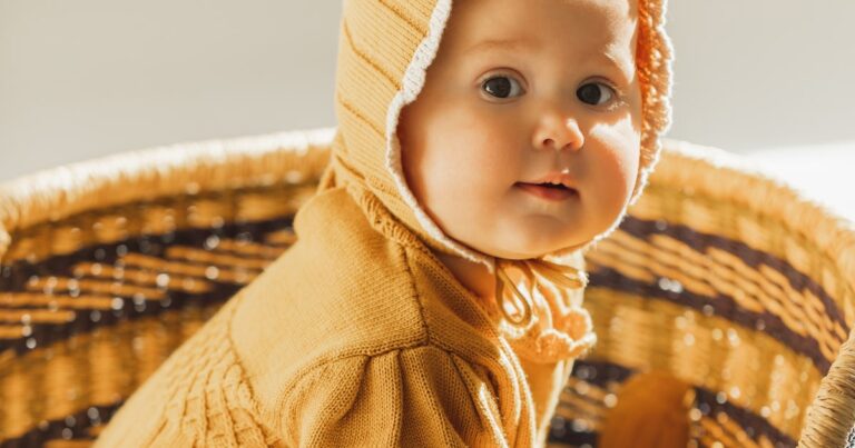 adorable beautiful six month